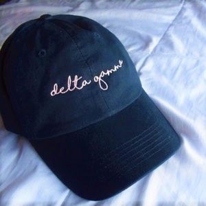 Navy Blue Delta Gamma Baseball Cap/Hat